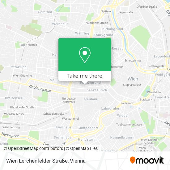 Wien Lerchenfelder Straße map