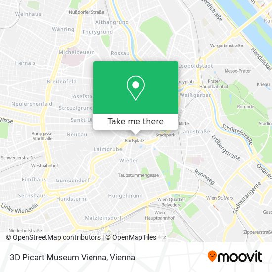 3D Picart Museum Vienna map