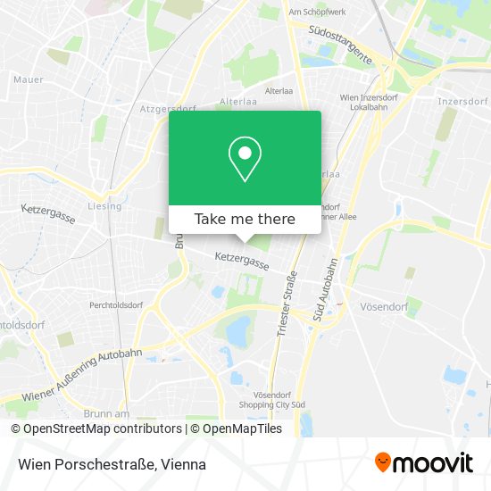 Wien Porschestraße map