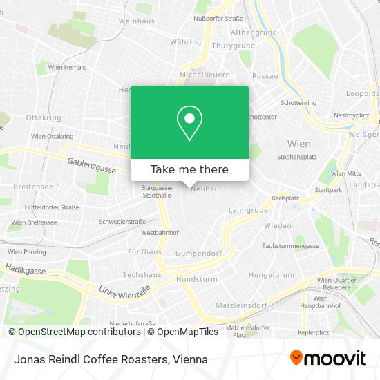 Jonas Reindl Coffee Roasters map