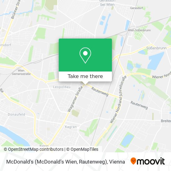 McDonald's (McDonald's Wien, Rautenweg) map