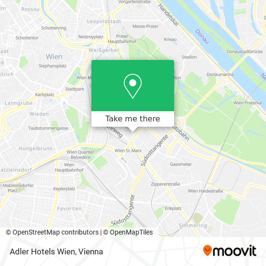 Adler Hotels Wien map