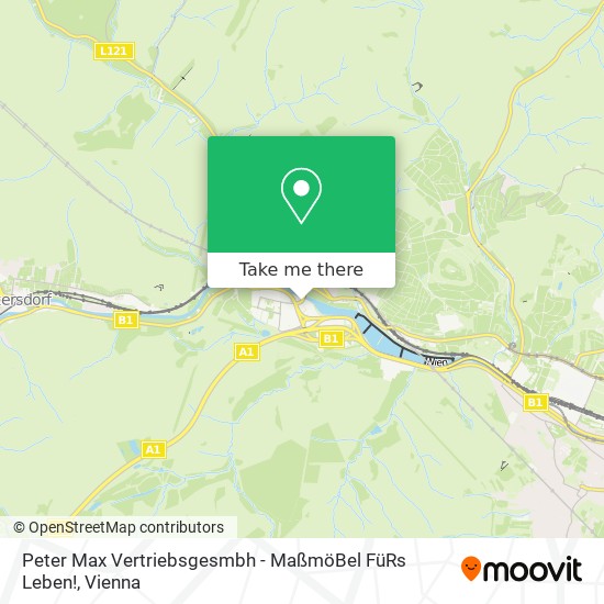 Peter Max Vertriebsgesmbh - MaßmöBel FüRs Leben! map