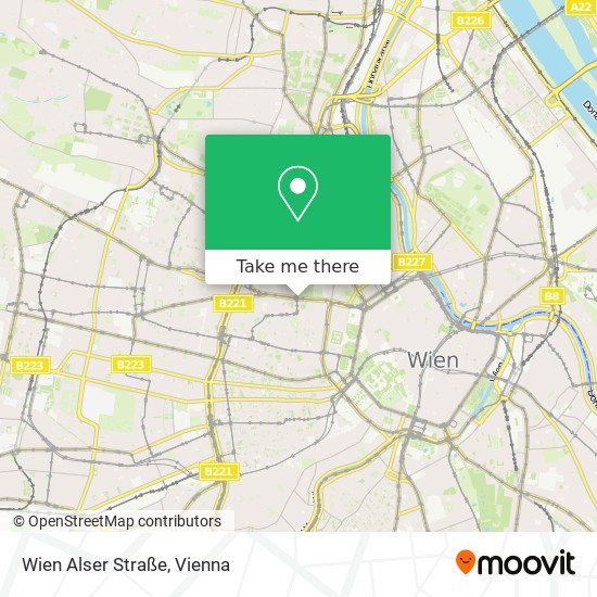 Wien Alser Straße map