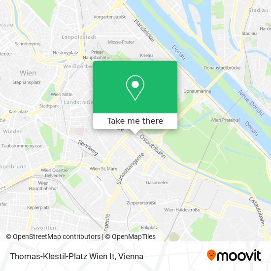 Thomas-Klestil-Platz Wien It map