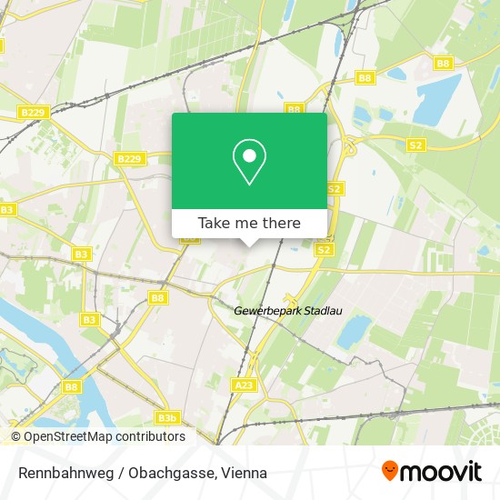 Rennbahnweg / Obachgasse map