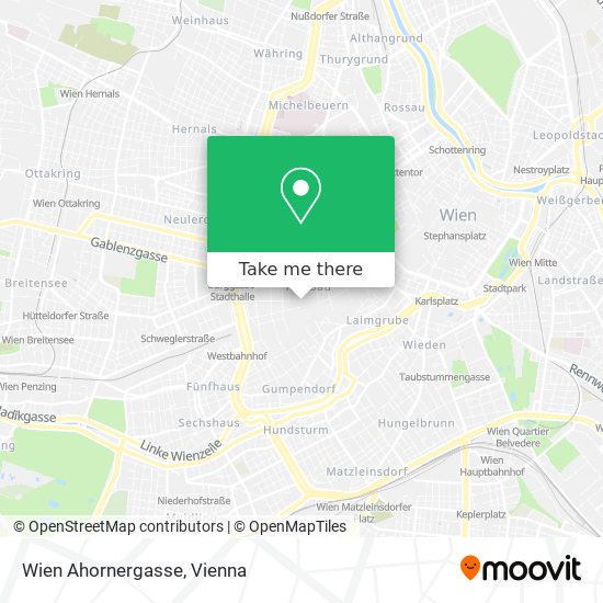 Wien Ahornergasse map