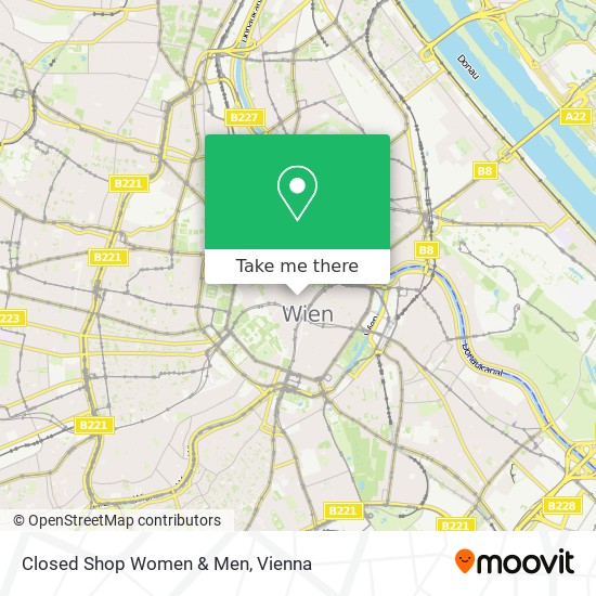 Closed Shop Women & Men map