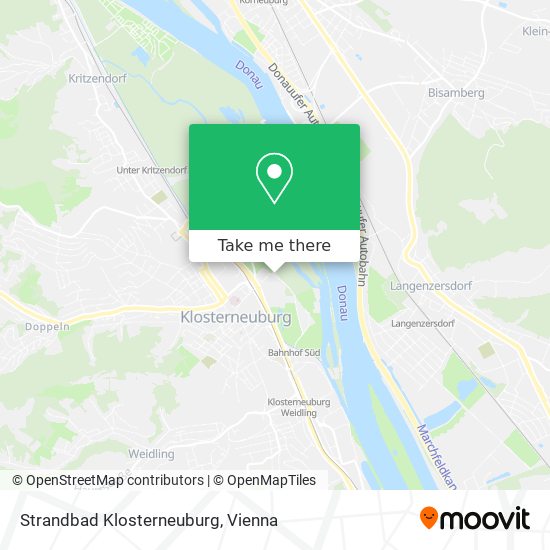 Strandbad Klosterneuburg map