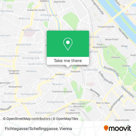 Fichtegasse/Schellinggasse map