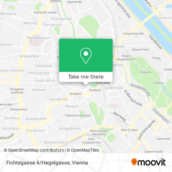 Fichtegasse 4/Hegelgasse map