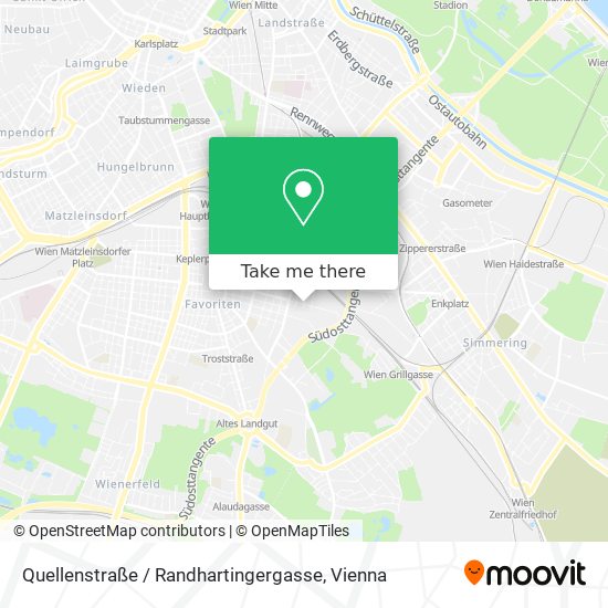 Quellenstraße / Randhartingergasse map