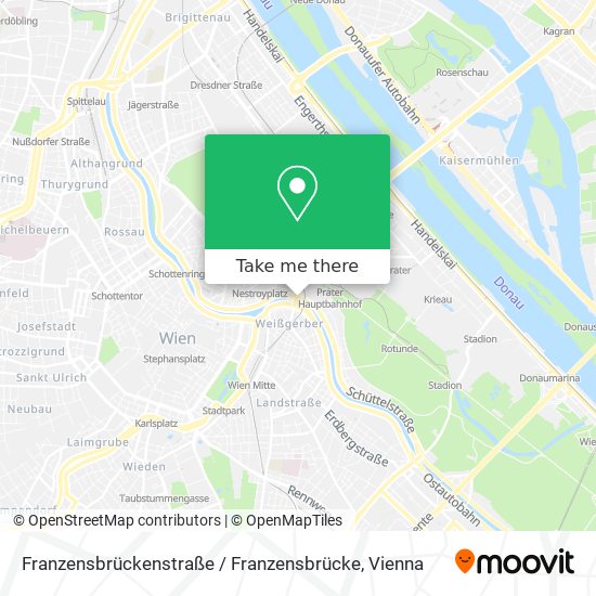 Franzensbrückenstraße / Franzensbrücke map