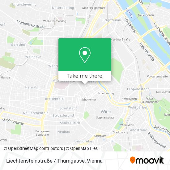 Liechtensteinstraße / Thurngasse map