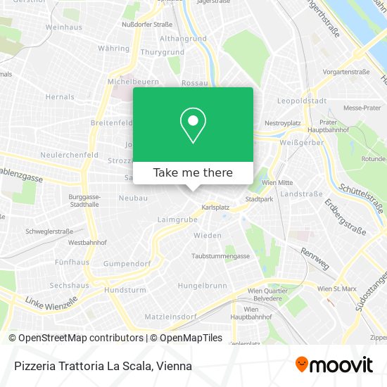 Pizzeria Trattoria La Scala map