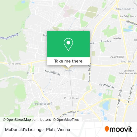 McDonald's Liesinger Platz map