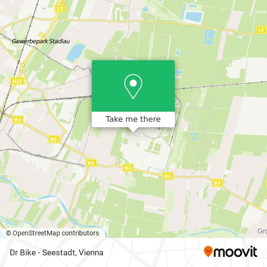 Dr Bike - Seestadt map