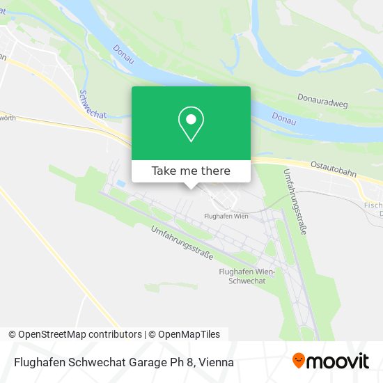 Flughafen Schwechat Garage Ph 8 map