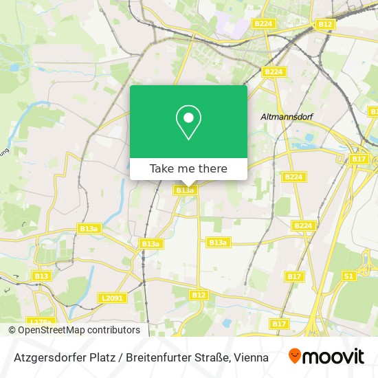 Atzgersdorfer Platz / Breitenfurter Straße map