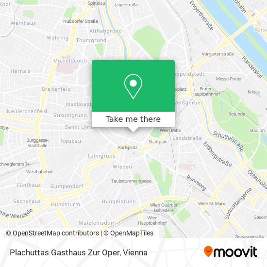 Plachuttas Gasthaus Zur Oper map