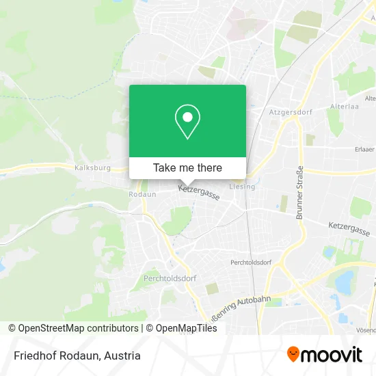 Friedhof Rodaun map