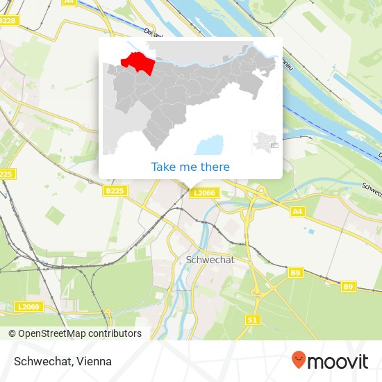 Schwechat map