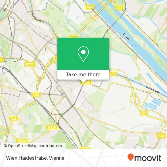 Wien Haidestraße map