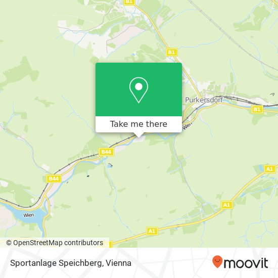 Sportanlage Speichberg map