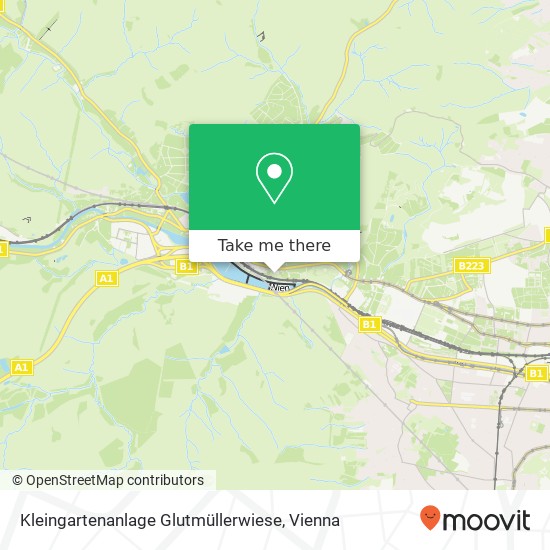 Kleingartenanlage Glutmüllerwiese map