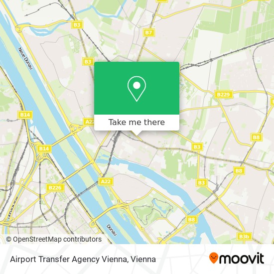 Airport Transfer Agency Vienna map