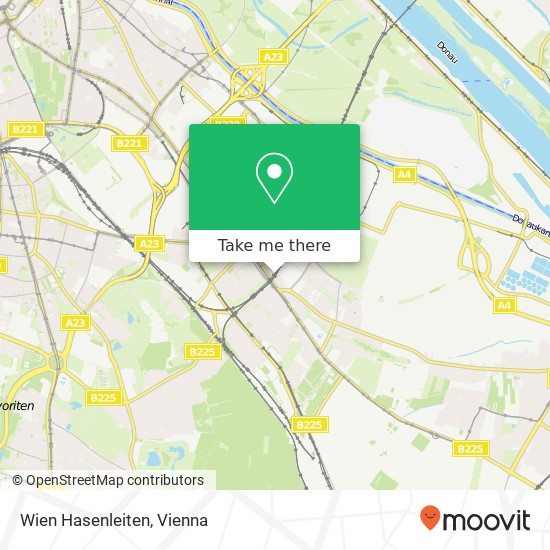 Wien Hasenleiten map