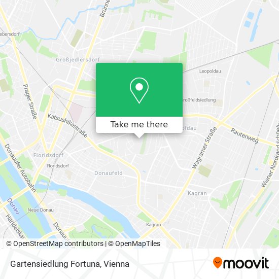 Gartensiedlung Fortuna map