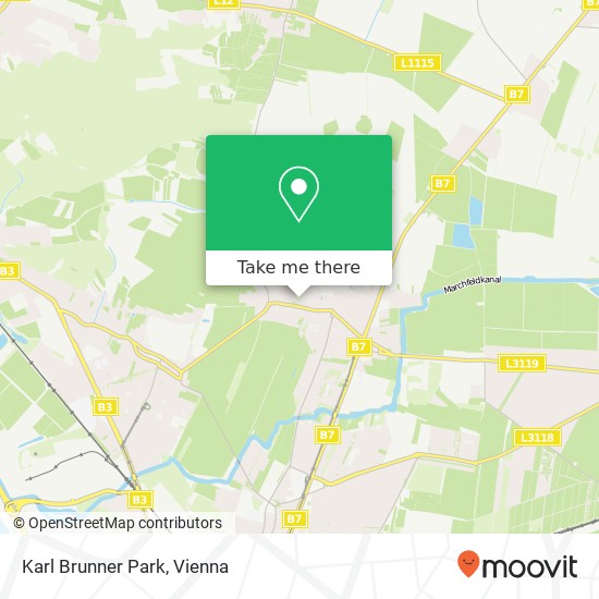 Karl Brunner Park map