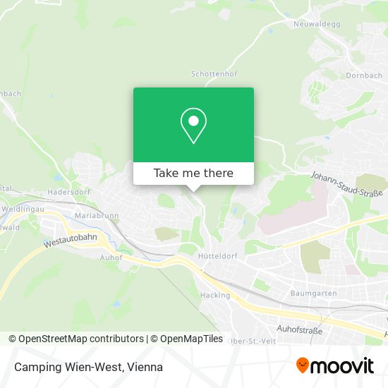 Camping Wien-West map