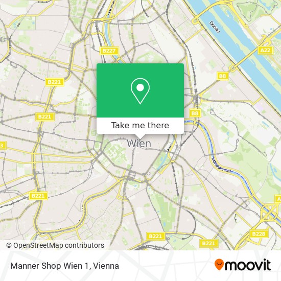 Manner Shop Wien 1 map