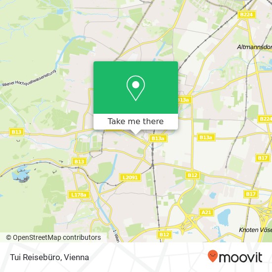 Tui Reisebüro map