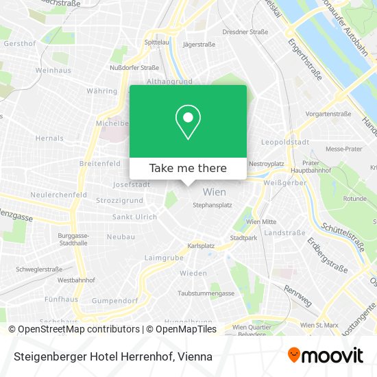 Steigenberger Hotel Herrenhof map