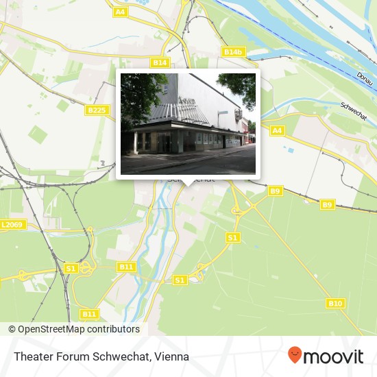 Theater Forum Schwechat map