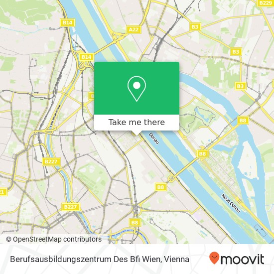 Berufsausbildungszentrum Des Bfi Wien map