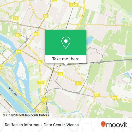 Raiffeisen Informatik Data Center map