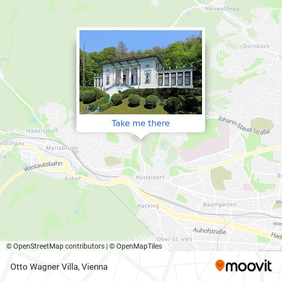 Otto Wagner Villa map