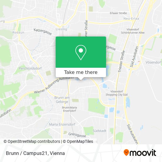 Brunn / Campus21 map