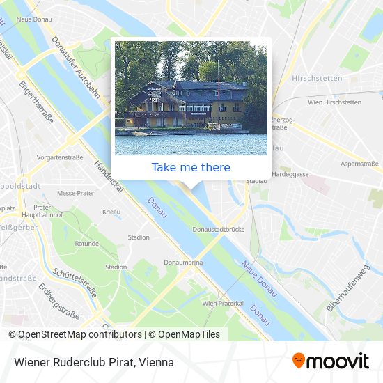 Wiener Ruderclub Pirat map