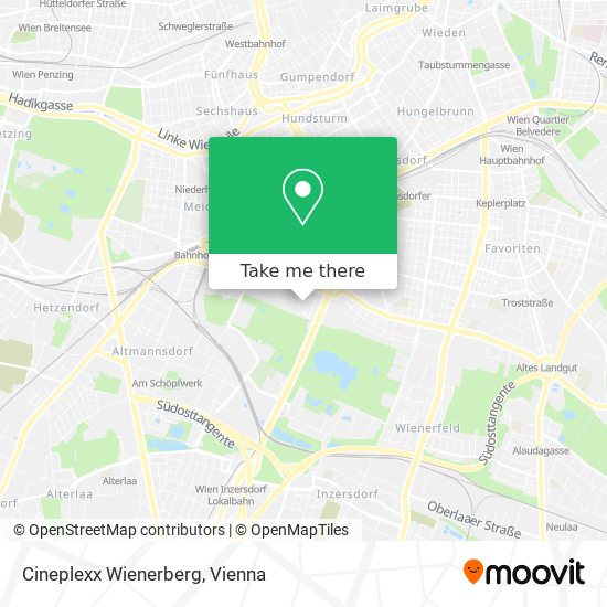 Cineplexx Wienerberg map