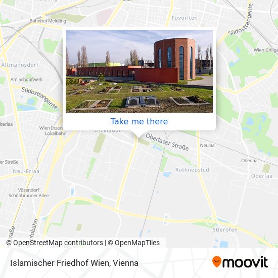 Islamischer Friedhof Wien map