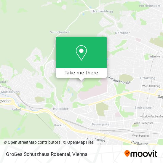 Großes Schutzhaus Rosental map