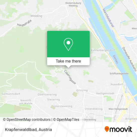 Krapfenwaldlbad map