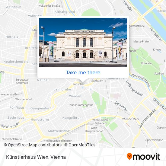 Künstlerhaus Wien map