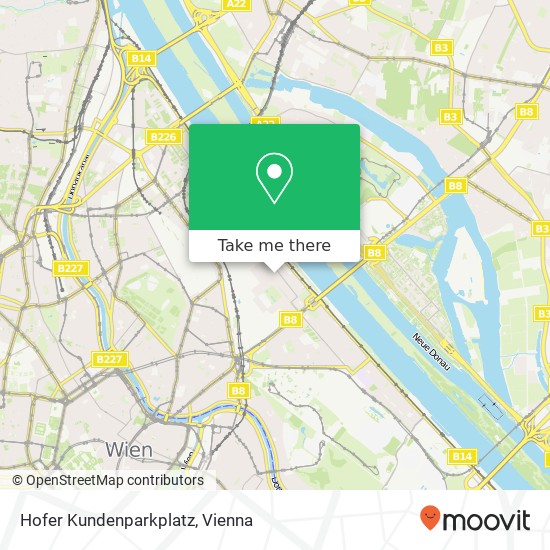 Hofer Kundenparkplatz map