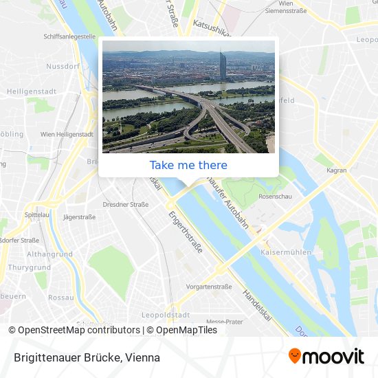 Brigittenauer Brücke map